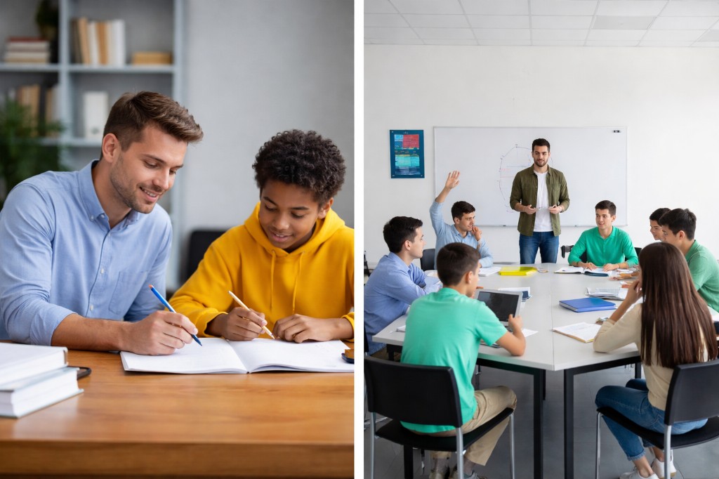 Visuel Tutorat Pro: tutorat prive vs groupe 2